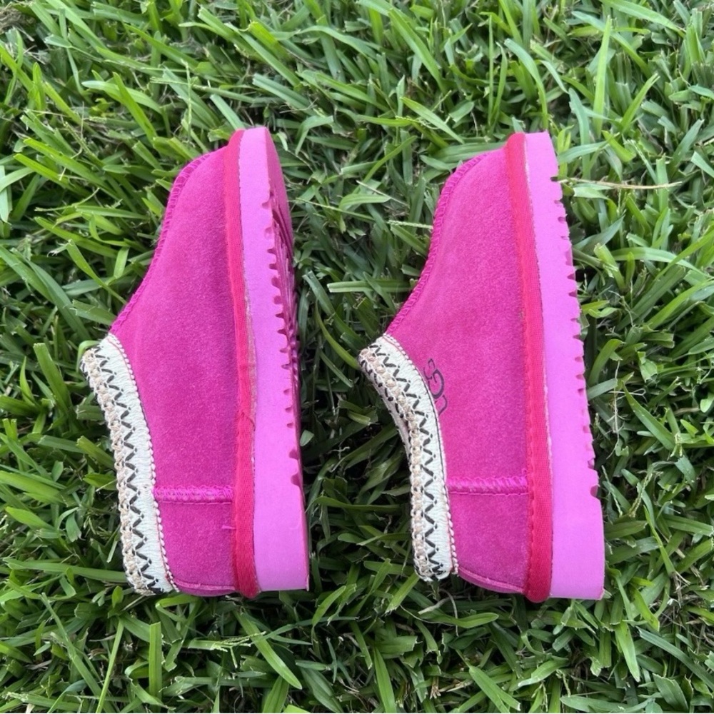 Girls UGG Tasman 2 Slipper Toddler/Little Kid in Rock Rose Size 8 READ - Picture 5 of 5